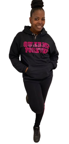 QUEENZ FOREVER SIGNATURE PLUS SIZE CLASSIC HOODIE