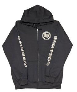 QUEENZ FOREVER EXCLUSIVE “QF” PLUS SIZE FULL ZIP HOODIE