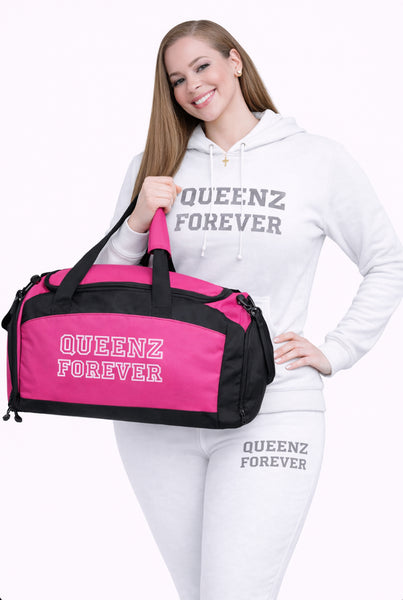 QUEENZ FOREVER SIGNATURE DUFFLE BAG