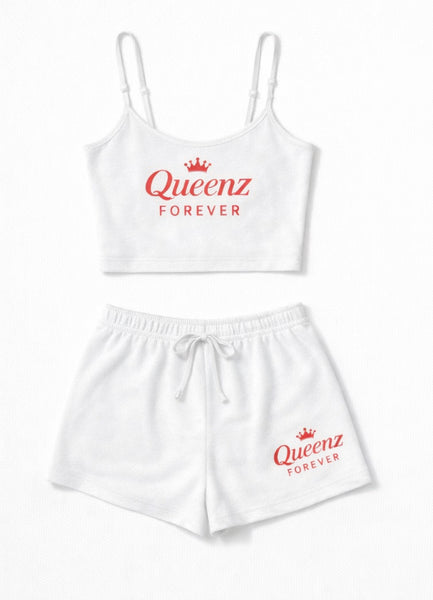 QUEENZ FOREVER Cami Shorts Set- Barbie Pink Limited Drop