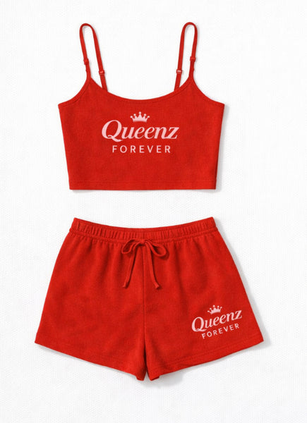 QUEENZ FOREVER Cami Shorts Set- Barbie Pink Limited Drop