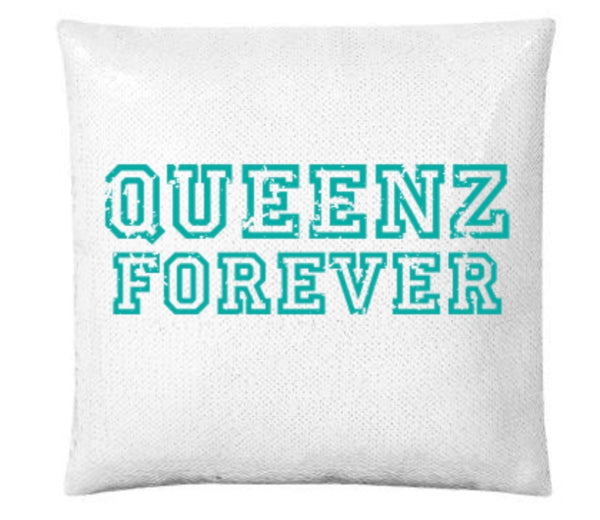 QUEENZ FOREVER SIGNATURE FLIP SEQUIN PILLOW