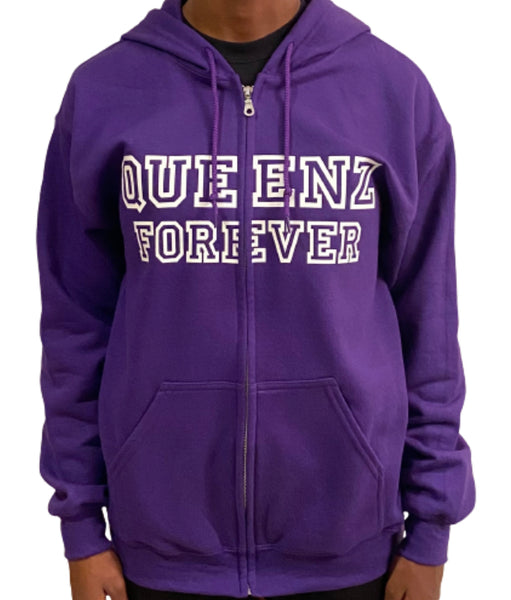 QUEENZ FOREVER SIGNATURE GLOW FULL ZIP HOODIE