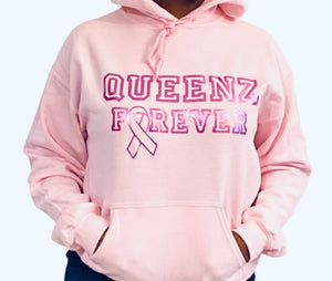 QUEENZ FOREVER SIGNATURE CANCER AWARENESS HOODIE