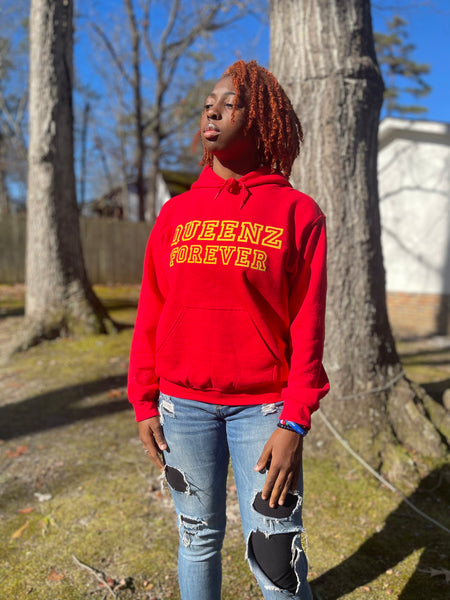 QUEENZ FOREVER SIGNATURE FIRE HOOD HOODIE