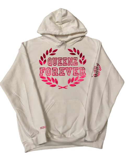 QUEENZ FOREVER HALO PINK GLAM HOODIE