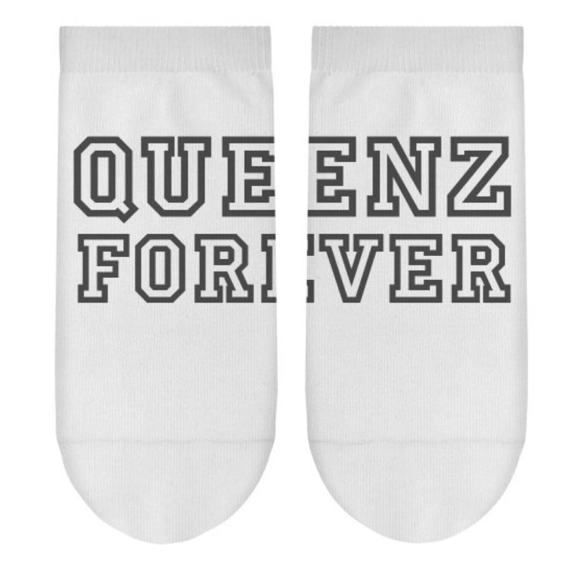 QUEENZ FOREVER SIGNATURE ANKLE SOCKS