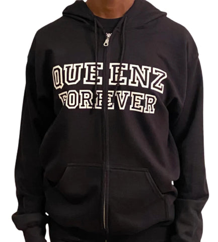 QUEENZ FOREVER SIGNATURE PLUS SIZE FULL ZIP HOODIE