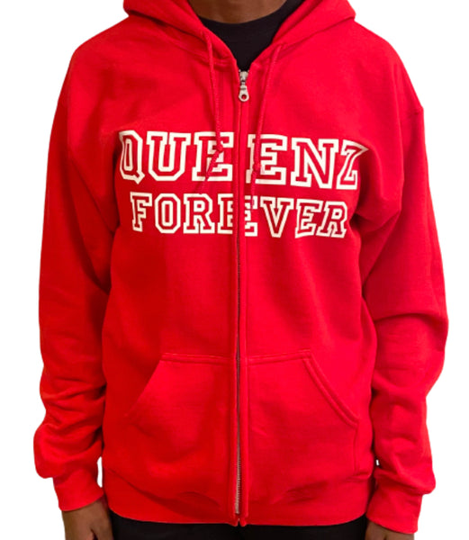 QUEENZ FOREVER SIGNATURE GLOW FULL ZIP HOODIE