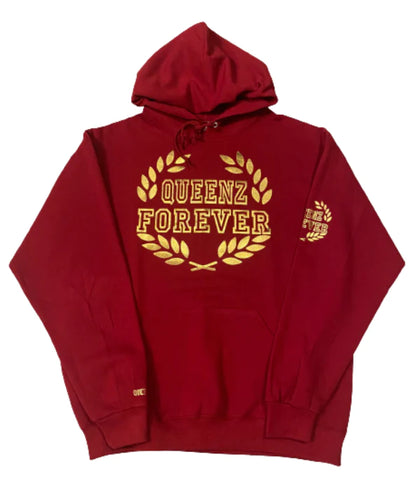 QUEENZ FOREVER HALO GOLD GLAM PLUS SIZE HOODIE